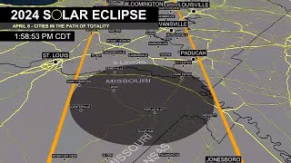 Path of Total Solar Eclipse [upl. by Ahsela180]