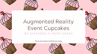 AR Event Cakes by Aircards x Print Cakes for Corporate Events [upl. by Goldarina845]