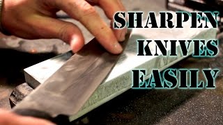 How to Sharpen a Knife to Razor Sharp Using Whetstones [upl. by Knorring]