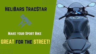 2024 zx6r HeliBars TracStar Ride and Review [upl. by Yatnuahc]