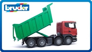 Bruder Toys SCANIA RSeries Dump Truck 03550 [upl. by Elawalo625]