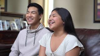 Sibling Tag with the Espanto Siblings  Lynelle Espanto amp Darren Espanto [upl. by Nuajed]