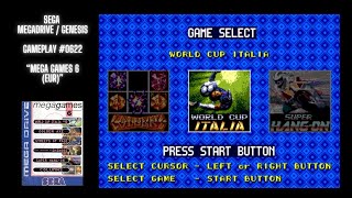 Mega Games 6 EUR Megadrive  Gameplay 0622 [upl. by Enalb]