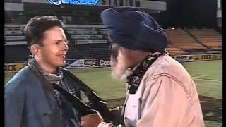 Bris Footy Show Files  Mahatma v Boustead quotBumsteadquot 1995 [upl. by Acitel]