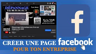 Comment créer une page Facebook professionnel  How to create a professional Facebook page [upl. by Nich]