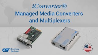 iConverter® Managed Media Converters and Multiplexers by Omnitron [upl. by Eserehc98]