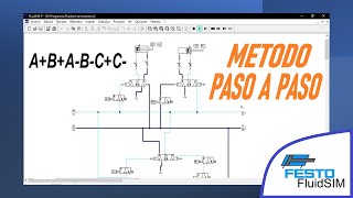 🔴METODO PASO A PASO NEUMATICA  3 GRUPOS  Secuencia  👉ABABCC [upl. by Prichard]