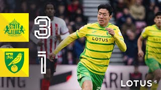 HIGHLIGHTS  Sunderland 31 Norwich City [upl. by Sydalg183]