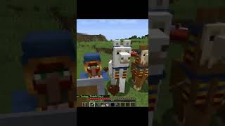 Minecraft Llama is spitting shorts minecraft [upl. by Yerffeg]