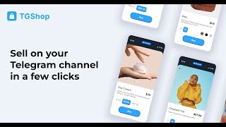 TGShop – How To Sell On Telegram In A Few Clicks [upl. by Atsev466]