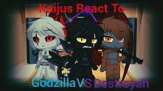 ✨🎉Kaijus React To Godzilla Vs Destoroyah  Video By Slick  Dust Clark The Blue Sun Hashira ✨🎉 [upl. by Enomal]