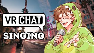 In my starving musician arc  VRChat Singing Reactions [upl. by Asoramla]