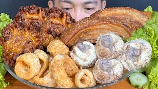 4x Putok Batok Mukbang Asmr  ChichabuBalutLechon Kawali at Chicharon  Filipino Food Mukbang Ph [upl. by Yeta]