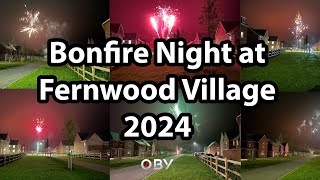 Fernwood Village Bonfire night Fireworks 🎆 2024 [upl. by Dorise]