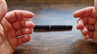 Pelikan M205 Black broad nib fountain pen review [upl. by Can971]