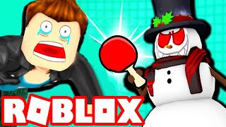 CREEPY SNOWMAN IN ROBLOX [upl. by Eelidnarb430]