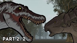 Spinosaurus vs Ankylosaurus  Animation Part 22 [upl. by Dayir]