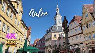 Aalen Germany Walking Tour  A Scenic Stroll Through the Tranquil Town  4K HDR [upl. by Bigg]