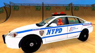 Police Cars Cartoon with Spiderman and New Nursery Rhymes Songs for Kids [upl. by Zelig896]