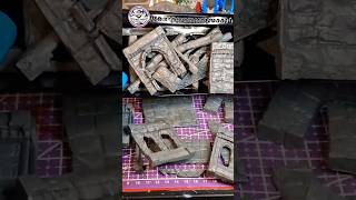 Free Buildings Made From Warhammer Sprues theoldworld terrain warhammer miniaturepainting [upl. by Ebbarta]