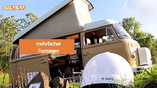 Satco Europe  Selfsat Snipe Mobil Camp [upl. by Adile630]