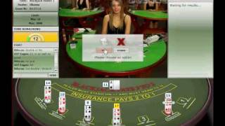 Livedealerorg  Unibet live blackjack [upl. by Mccormac]