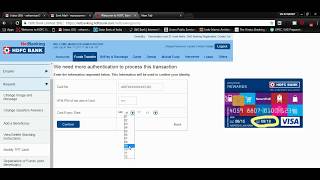 HOW TO INCREASE THIRD PARTY TRANSACTION LIMIT USING HDFC NET BANKING [upl. by Hendry]