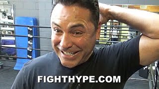 OSCAR DE LA HOYA REACTS TO ANDERSON SILVA BEATING CHAVEZ JR amp CLARESSA SHIELDS quotBALLSquot TO DO MMA [upl. by Ginder]