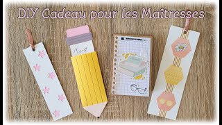 DIY Tuto  3 idées de cadeaux pour les MaîtreMaîtresseAtsem  Facilerapide  Scrapbookingbysissi [upl. by Norrie]