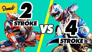 2 STROKE vs 4 STROKE ENGINES  How it Works  SCIENCE GARAGE [upl. by Berfield]