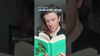 Pov Reading A Court of Thorns and Roses shorts comedy youtubeshorts [upl. by Ahsitra]