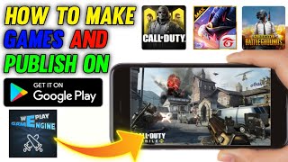 How to make free games and publish on Play Store  Game bana kar play store per kaise upload karen [upl. by Atiuqrahs449]