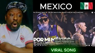 Por Mi Mexico Remix 🇲🇽  Lefty SM Santa Fe Klan Dharius CKan MC Davo amp Neto Peña REACTION [upl. by Welcher]