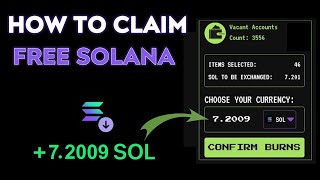 How To Claim Free Solana Reclaim Gas Fees [upl. by Relyhcs]