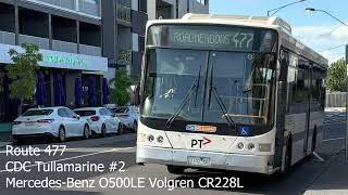 CDC Tullamarine 2 MercedesBenz O500LE Volgren CR228L [upl. by Dlawso41]