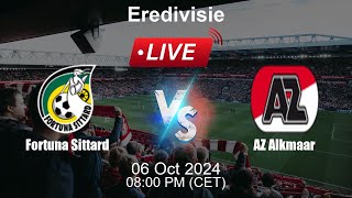 🔴 LIVE Fortuna Sittard vs AZ Alkmaar  Football Live Score  Netherlands Eredivisie [upl. by Hoi83]