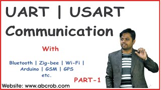 UART SERIAL COMMUNICATION using Atmega16  UART protocol  USART Communication Serial communication [upl. by Ahsitneuq910]