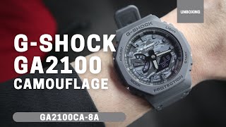 UNBOXING GSHOCK CAMOUFLAGE GA2100CA8A [upl. by Ivetts437]