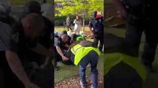 Police Arrest ProPalestinian Protesters at University of Georgia [upl. by Noret73]