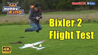 HobbyKing Bixler 2 Powered Glider  Trainer  FPV Plane ESSENTIAL RC FLIGHT TEST UltraHD  4K [upl. by Ssitruc992]