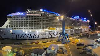 Odyssey of the Seas From Steel Cutting to Delivery Mashup [upl. by Arnelle]