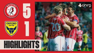 JASON KNIGHT SCORES FIRST CITY GOALS 🔥 Bristol City 51 Oxford United  Highlights [upl. by Petey]