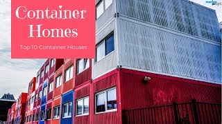 Top 10 Container Homes [upl. by Milzie]