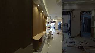 Installing Charcoal Panel behind the TV  Candeur Carlisle  Opposite Pheonix Mall  Bangalore [upl. by Locklin]