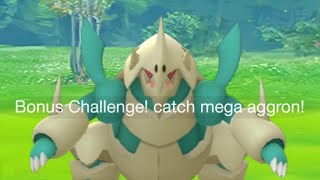 omg 🤯 got first ever mega aggron in pokemon go [upl. by Allets]