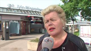 Voortgang nieuw station EdeWageningen EDE TV Nieuws 30052016 [upl. by Oigolue]