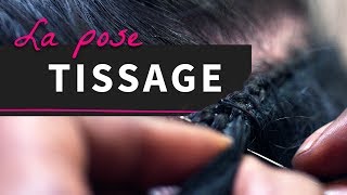 Comment faire un tissage  Pose Tissage  extensions Extiff [upl. by Levram379]