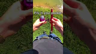 How to sneak in a rod 😏🎣🐟 fishingequipment fishinglife spinningrod fishinggear catchingfish [upl. by Grim861]