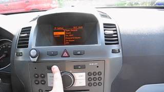 Opel Zafira B service hidden menu [upl. by Aicaca]