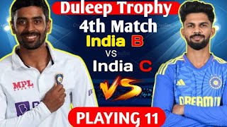 India B vs India C Best Playing 11 ।। Duleep Trophy 2024 ।। Tomorrow Match ।। [upl. by Aitram]